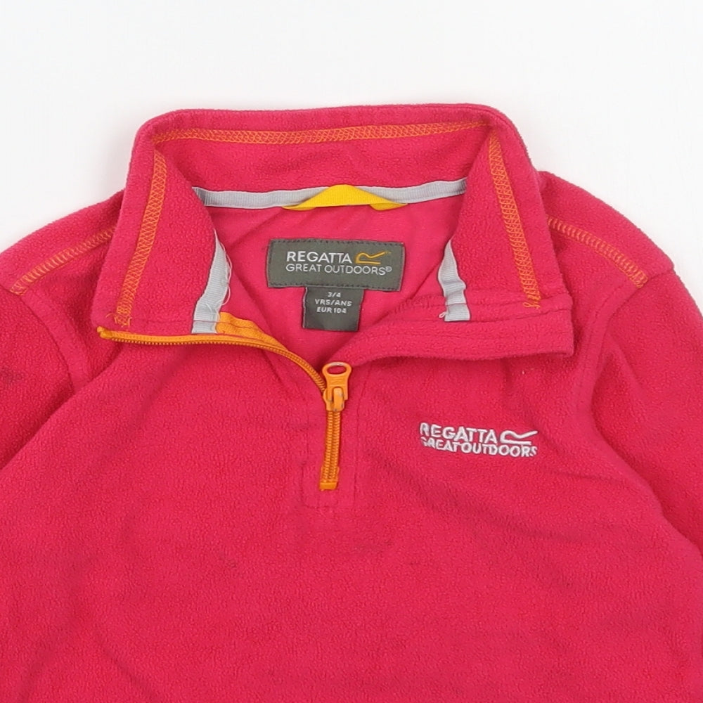 Regatta Girls Pink   Jacket  Size 3-4 Years