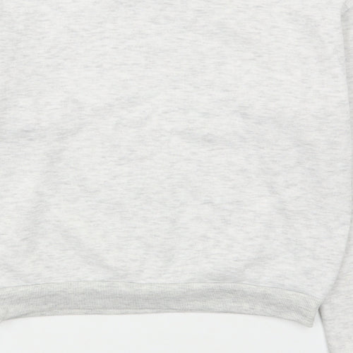 Primark Girls Grey  Polyester Pullover Sweatshirt Size 10-11 Years  Pullover