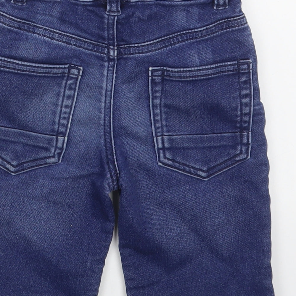 BlueZoo Boys Blue  Cotton Straight Jeans Size 5-6 Years  Regular