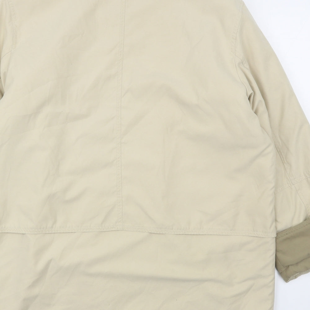 Dunnes Stores Womens Beige   Jacket  Size 16  Zip