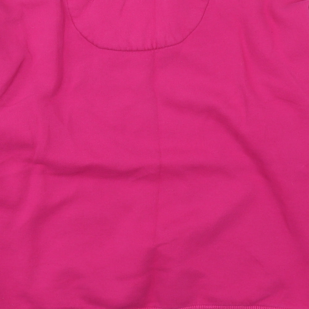Jack Wills Womens Pink  Cotton Pullover Sweatshirt Size 8  Pullover