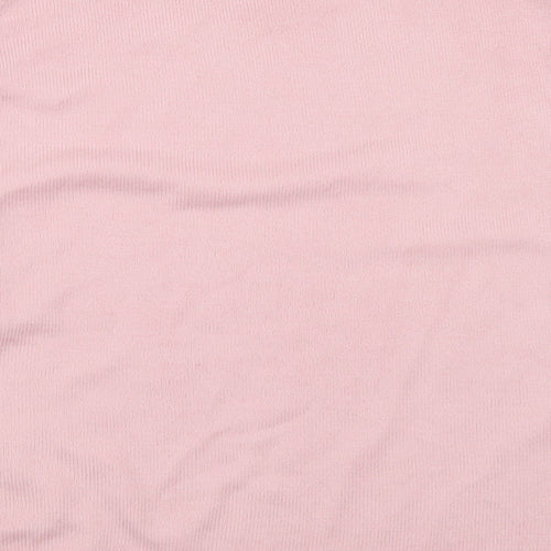Dunnes Stores Womens Pink Crew Neck  Acrylic Pullover Jumper Size M