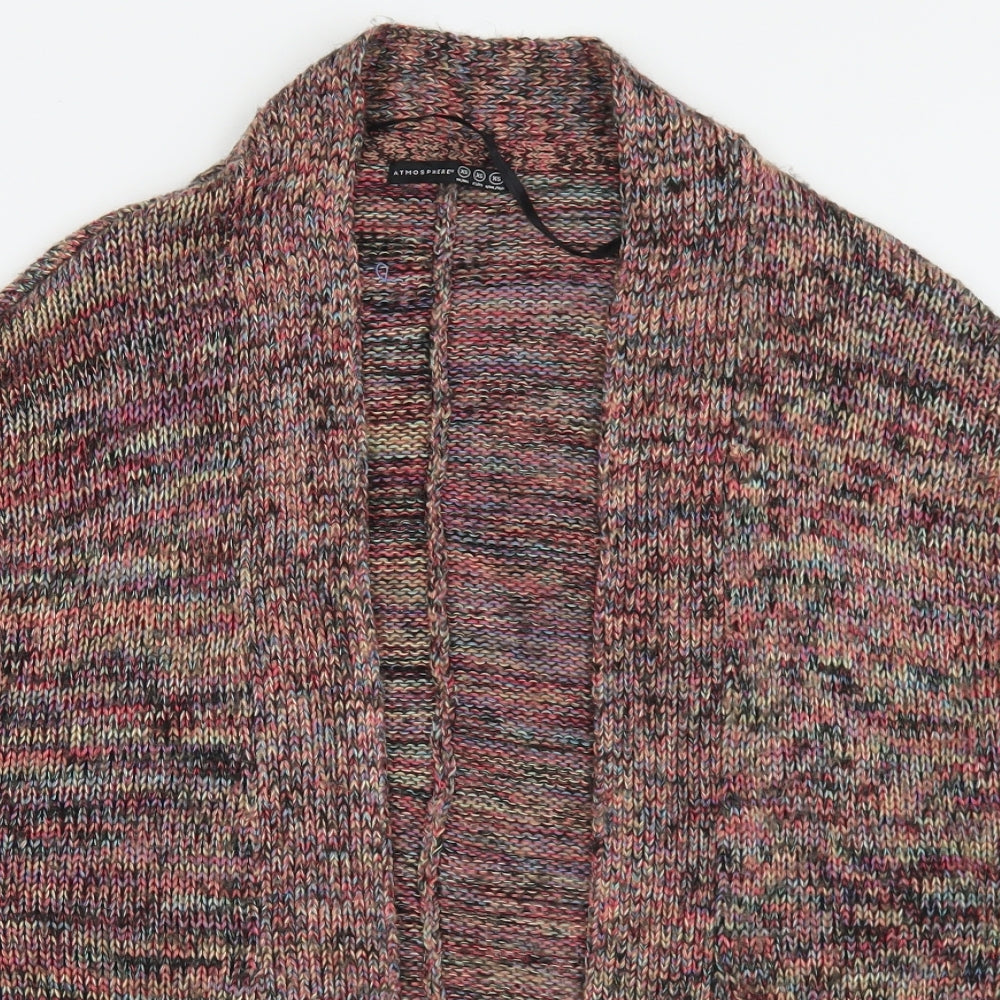 Atmosphere Womens Multicoloured V-Neck  Acrylic Cardigan Jumper Size XS