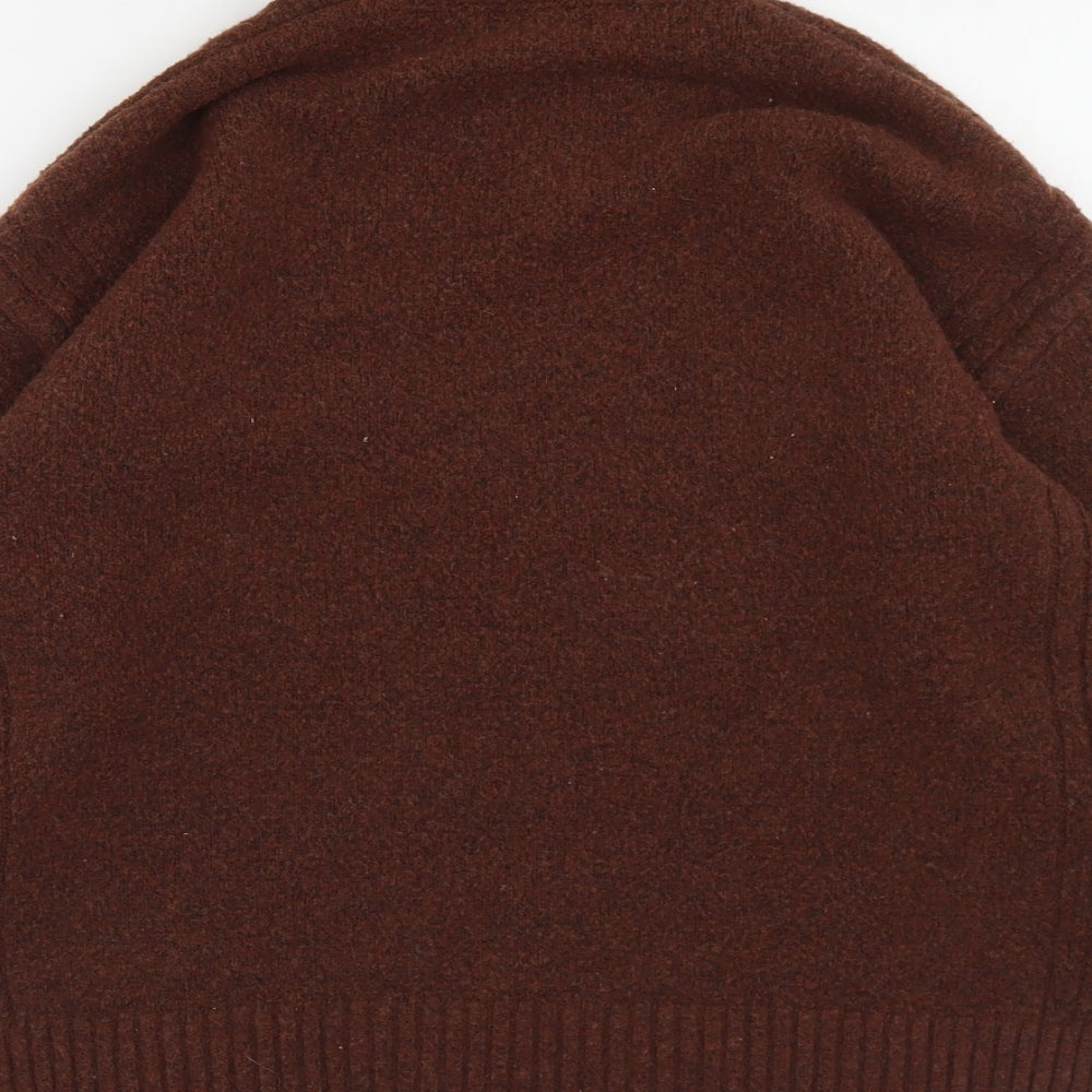 Primark Womens Brown Roll Neck  Polyester Pullover Jumper Size XS