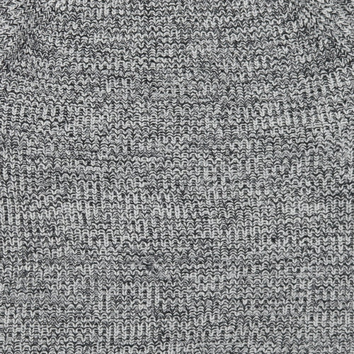 Peacocks Womens Grey Boat Neck  Acrylic Pullover Jumper Size M