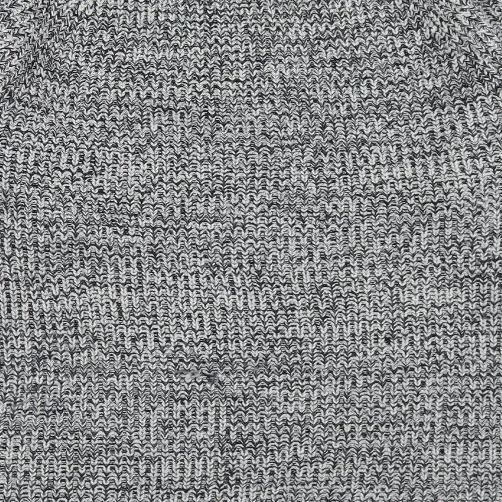 Peacocks Womens Grey Boat Neck  Acrylic Pullover Jumper Size M