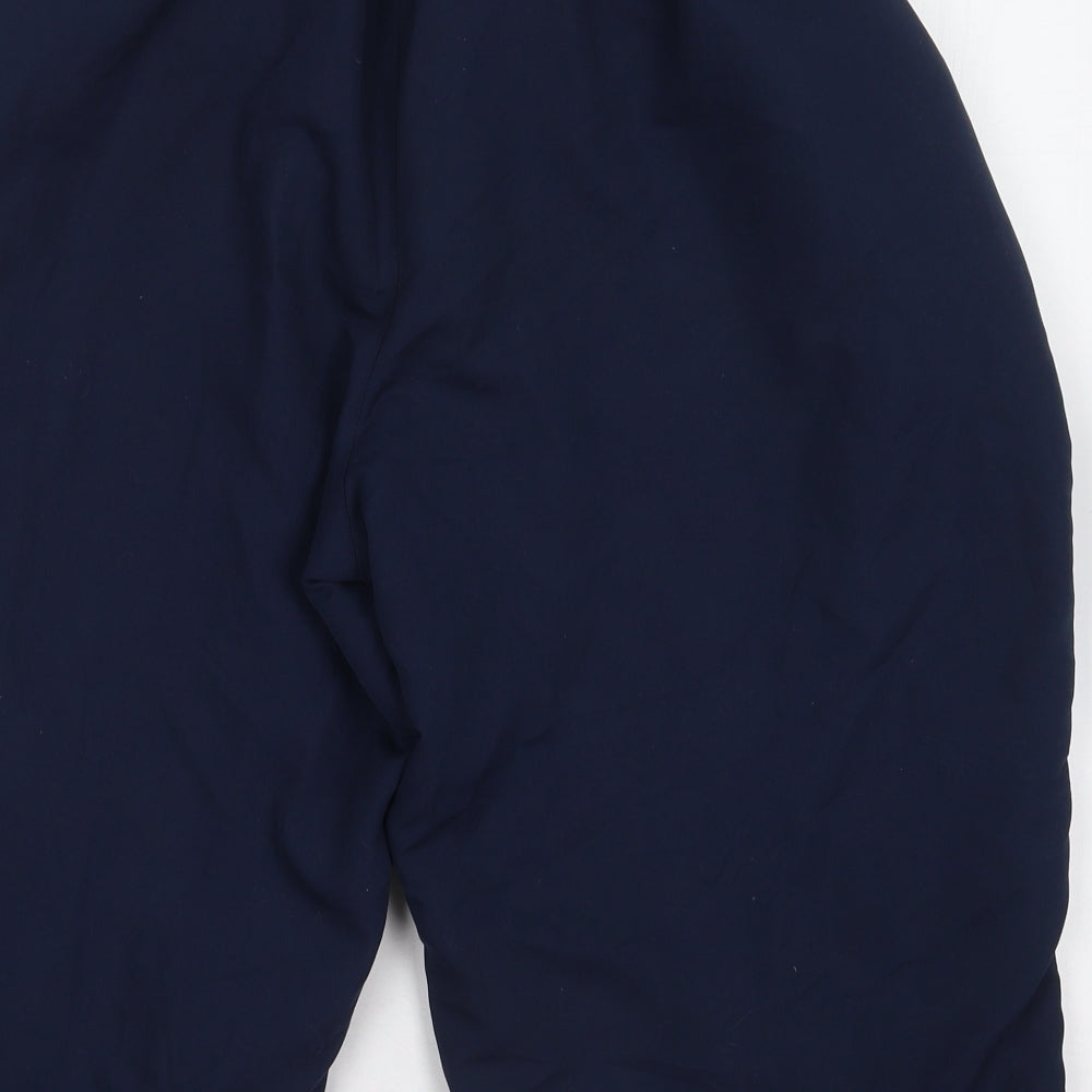 Slazenger Mens Blue  Polyester Sweat Shorts  L16 in Regular Tie