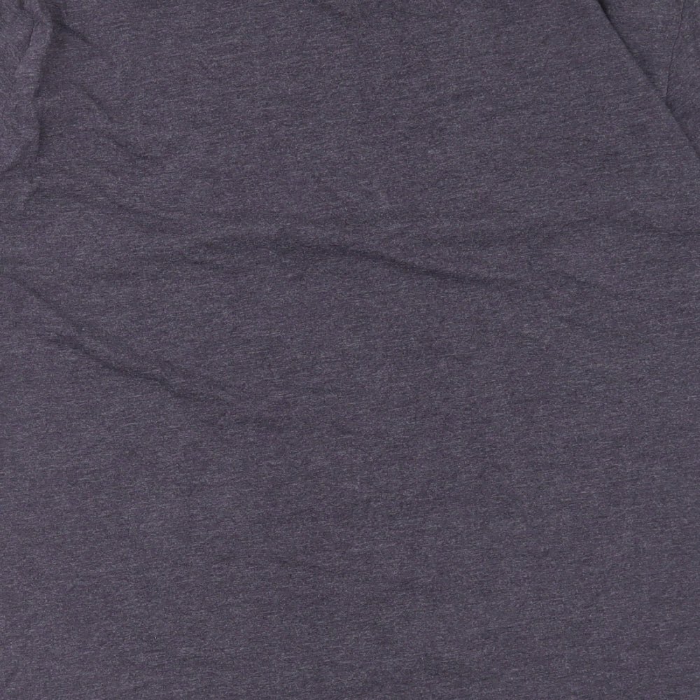 Easy Mens Blue  Cotton  T-Shirt Size XL Crew Neck