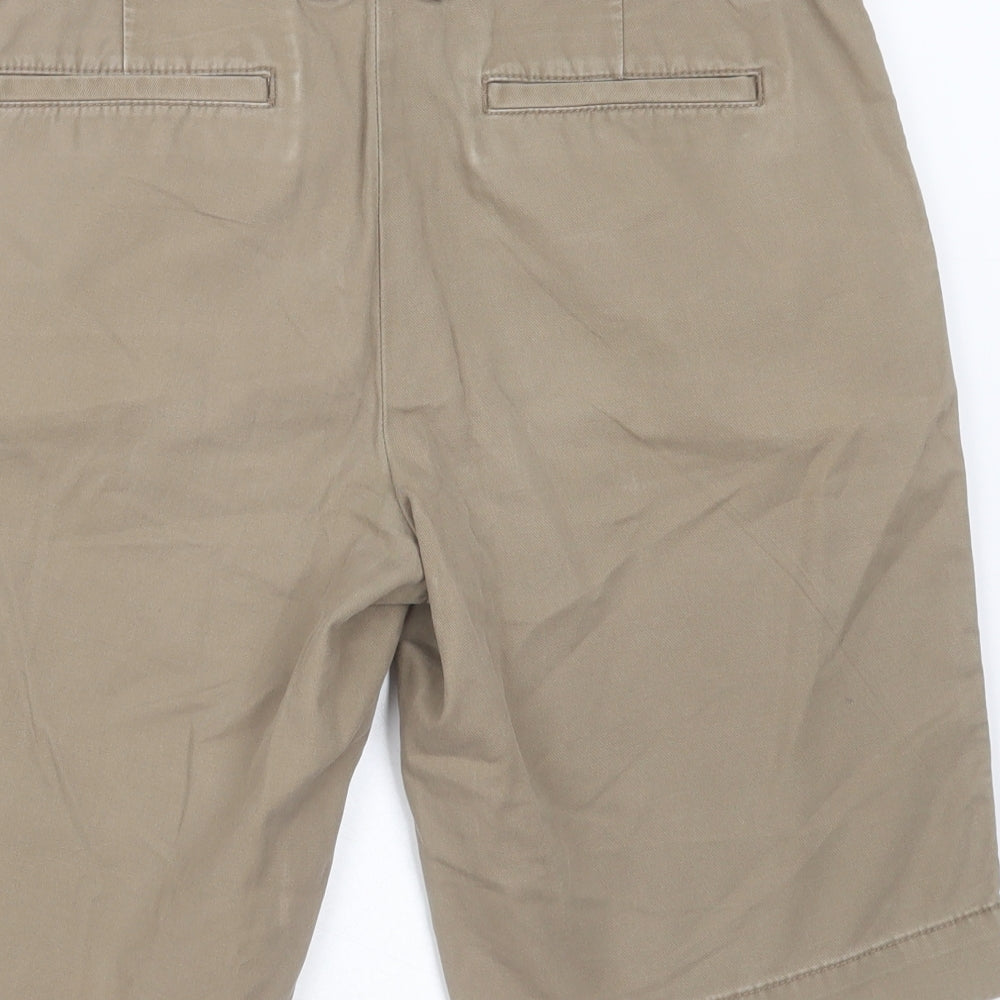 Gap Womens Brown  Cotton Bermuda Shorts Size 10 L12 in Regular Hook & Eye