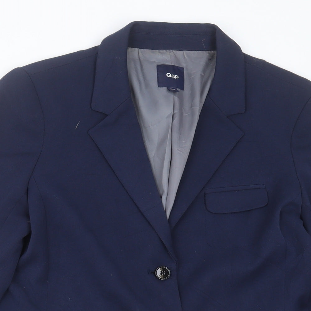 Gap Womens Blue   Jacket Blazer Size 4  Button