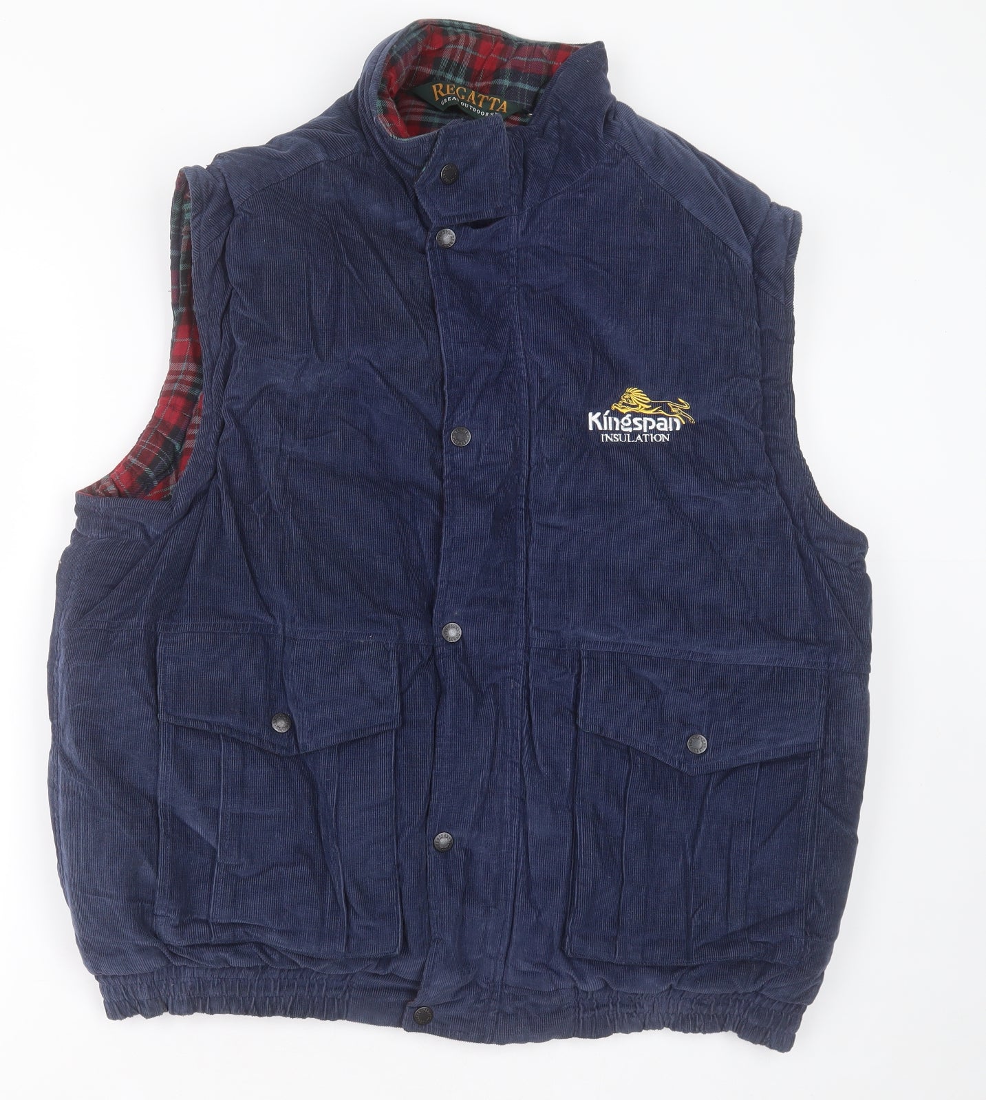 Regatta Mens Black   Gilet Jacket Size XL  Zip - Kingspan Insulation