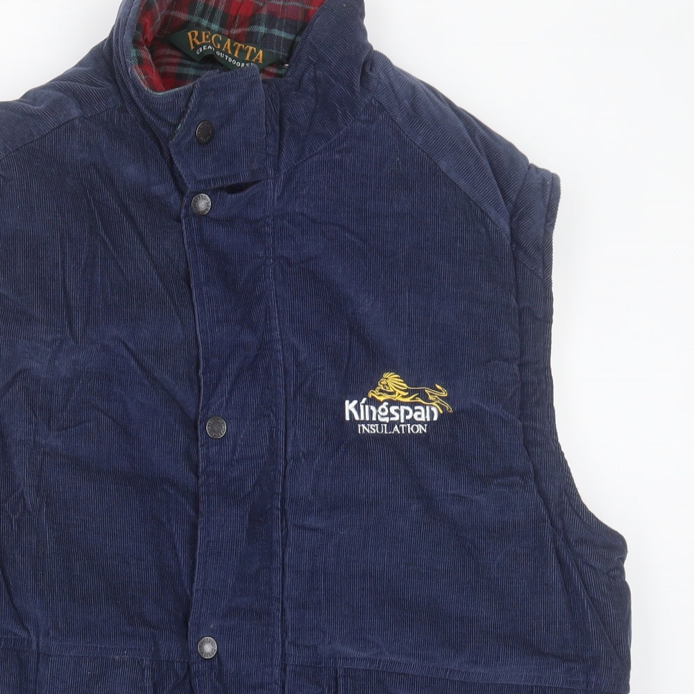 Regatta Mens Black   Gilet Jacket Size XL  Zip - Kingspan Insulation