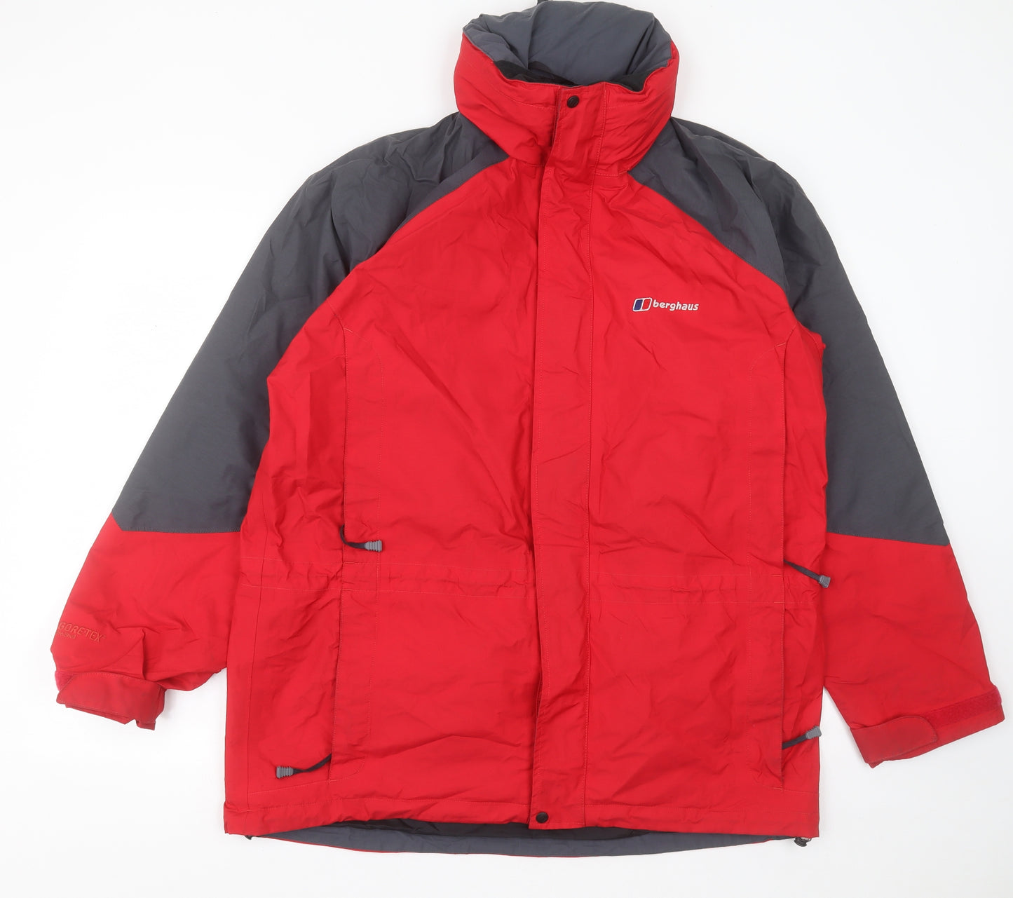 Berghaus Mens Red   Windbreaker Coat Size L  Zip