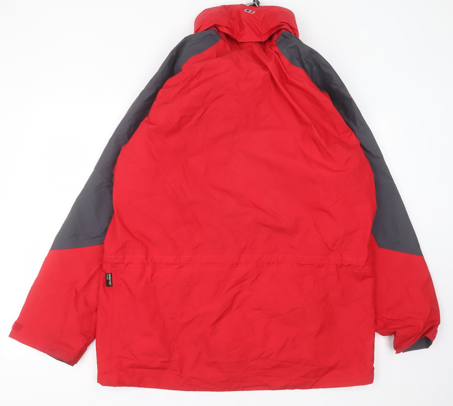 Berghaus Mens Red   Windbreaker Coat Size L  Zip