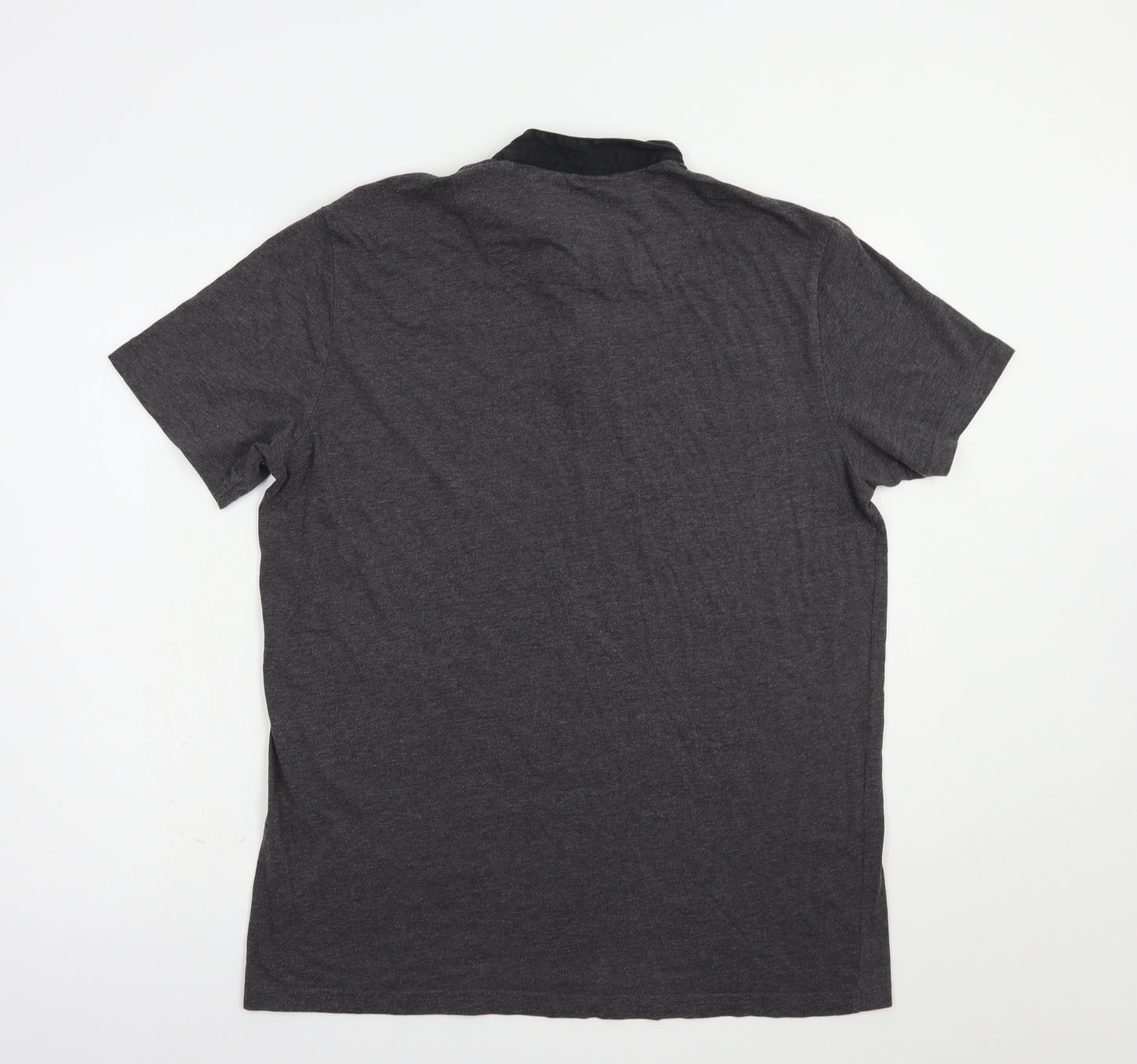 Matalan Mens Grey  Cotton  T-Shirt Size XL Collared