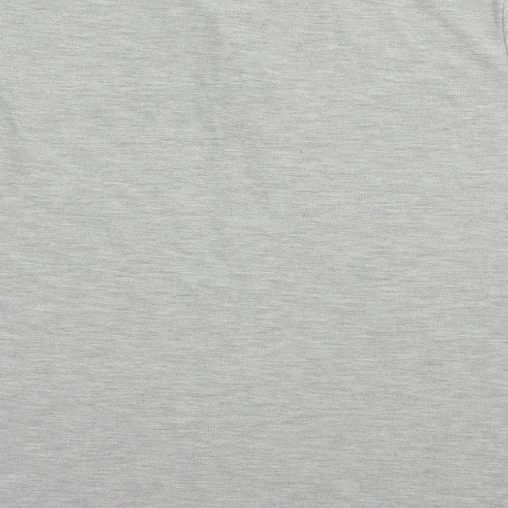 Matalan Mens Grey  Cotton  Polo Size XL Collared Button