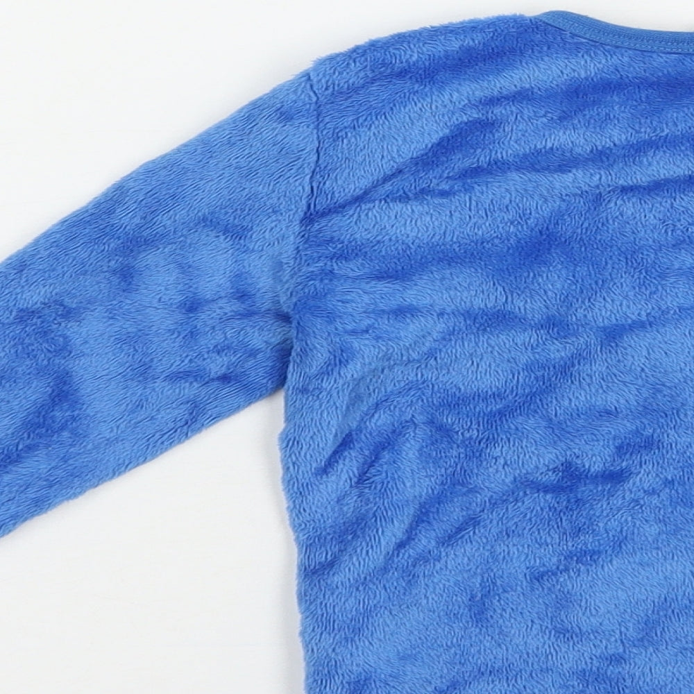 Pep & Co Boys Blue  Polyester Pullover Sweatshirt Size 2-3 Years  Pullover - Cute Monsters