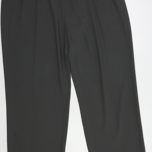 Mark Angelo Womens Grey  Polyester Dress Pants Trousers Size 20 L30 in Regular Button