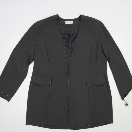 Mark Angelo Womens Grey   Jacket Blazer Size 20  Button