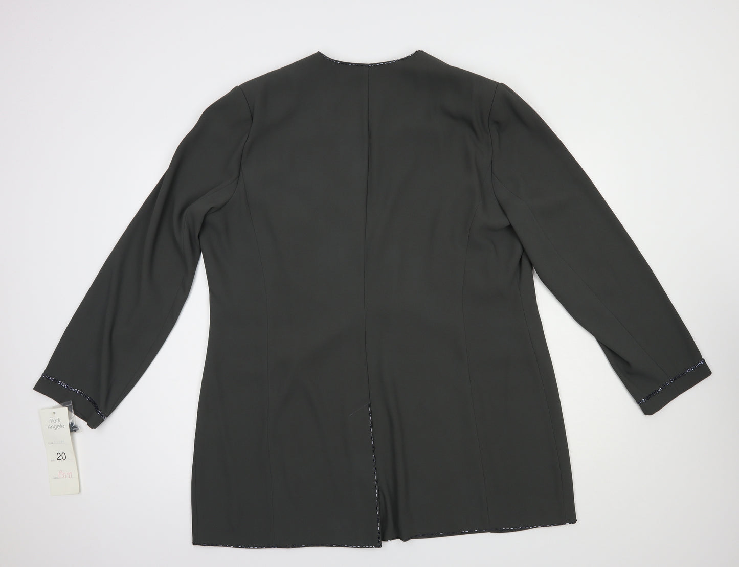 Mark Angelo Womens Grey   Jacket Blazer Size 20  Button