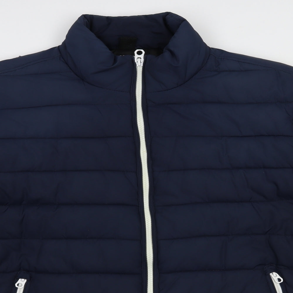 NEXT Mens Blue   Puffer Jacket Jacket Size 2XL  Zip