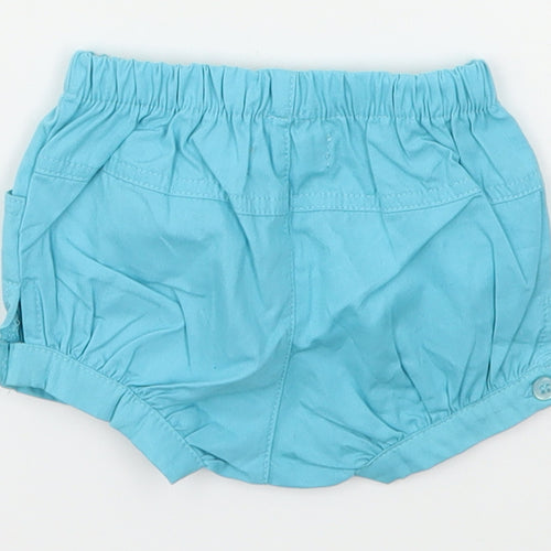 Boboli Baby Blue  Cotton Cropped Trousers Size Newborn   - Shorts