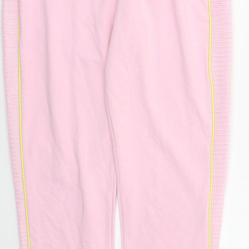 Savior Womens Pink  Cotton Sweatpants Trousers Size S L29 in Regular