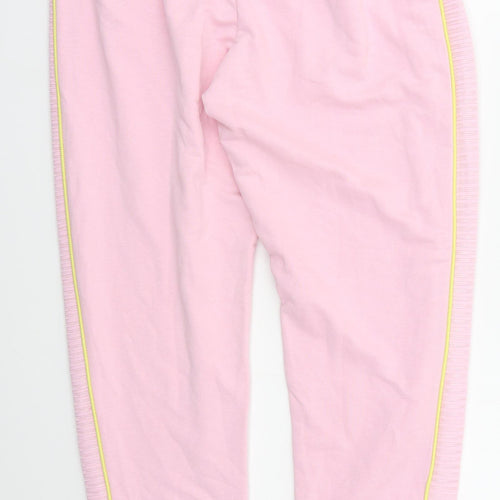 Savior Womens Pink  Cotton Sweatpants Trousers Size S L29 in Regular
