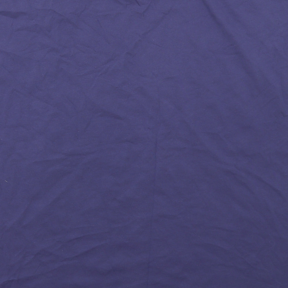 George Womens Blue  Cotton Basic T-Shirt Size 16 Crew Neck - Stay Sunny
