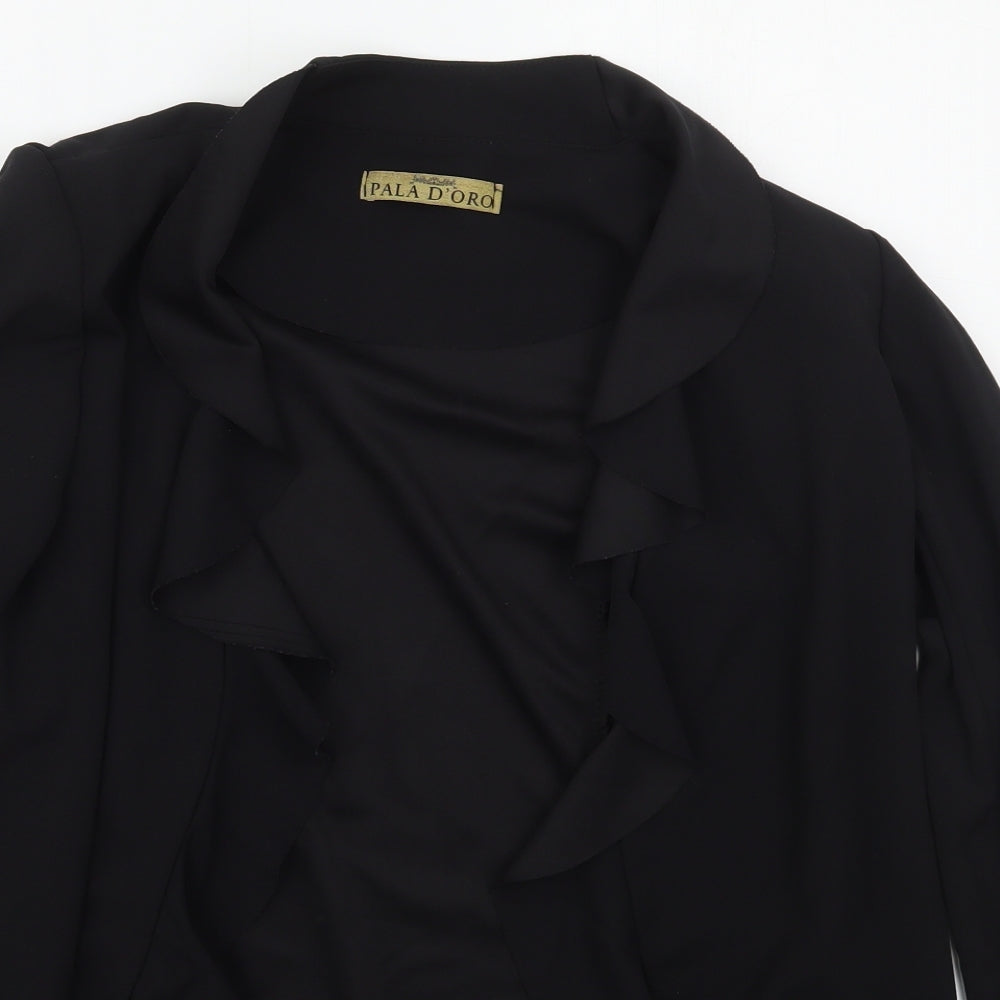 Paula D'Oro Womens Black   Jacket  Size S