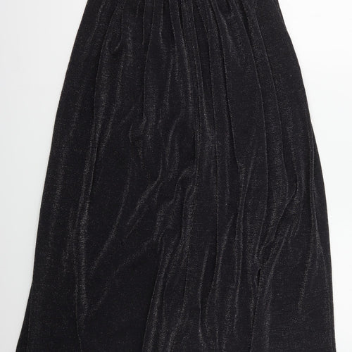 Chemistry Womens Black  Polyester Maxi Skirt Size 25 in
