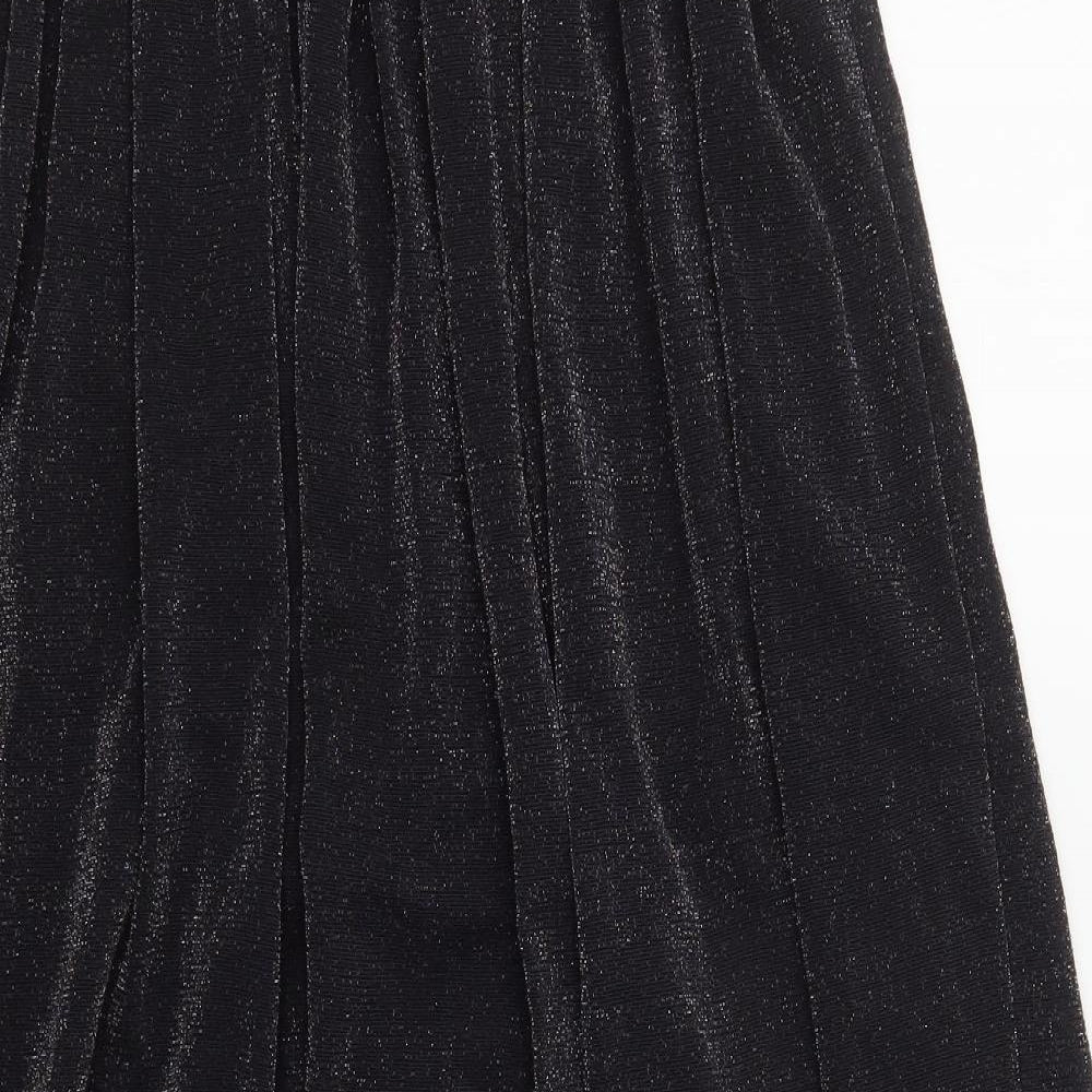 Chemistry Womens Black  Polyester Maxi Skirt Size 25 in