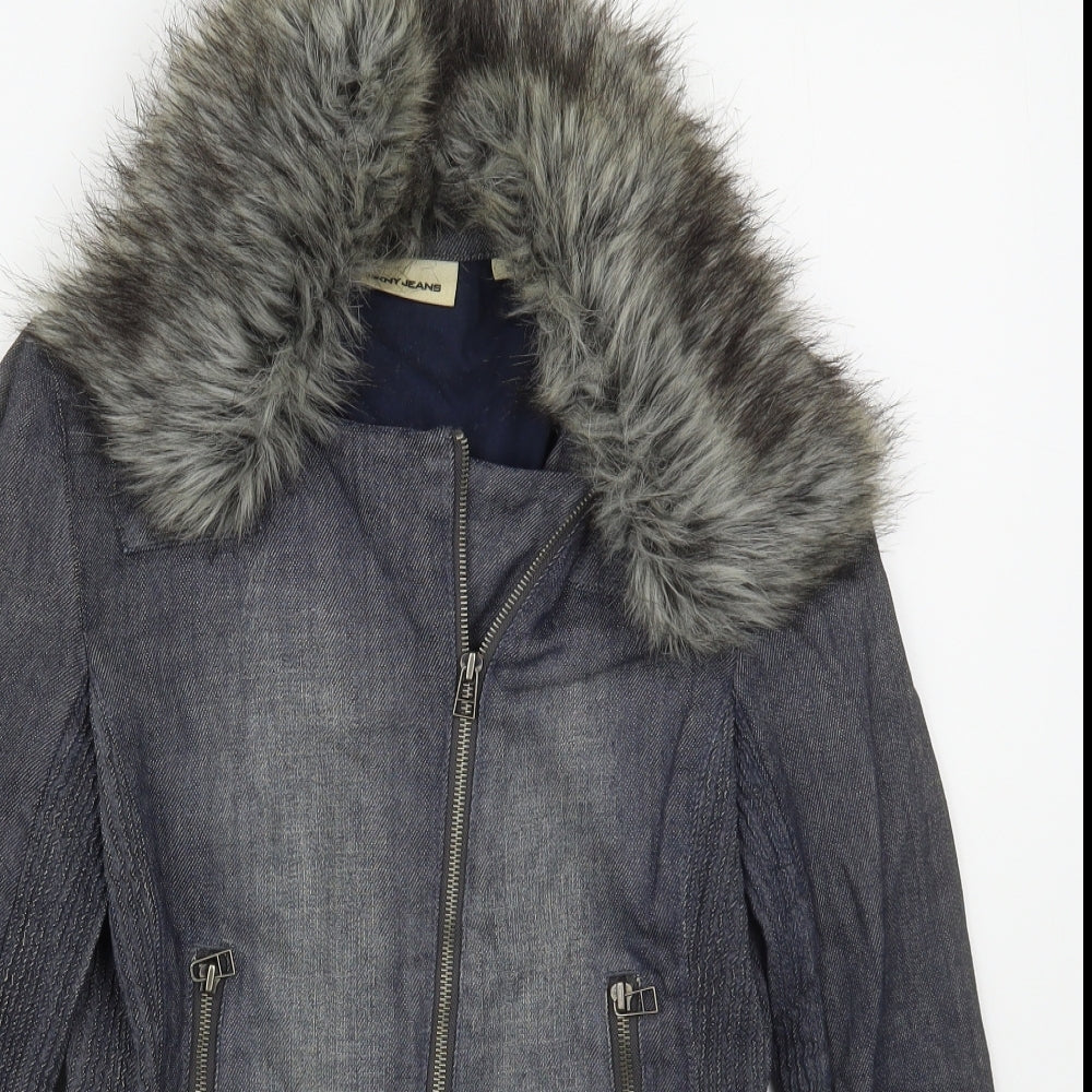 DKNY Womens Blue   Jacket  Size XS  Zip