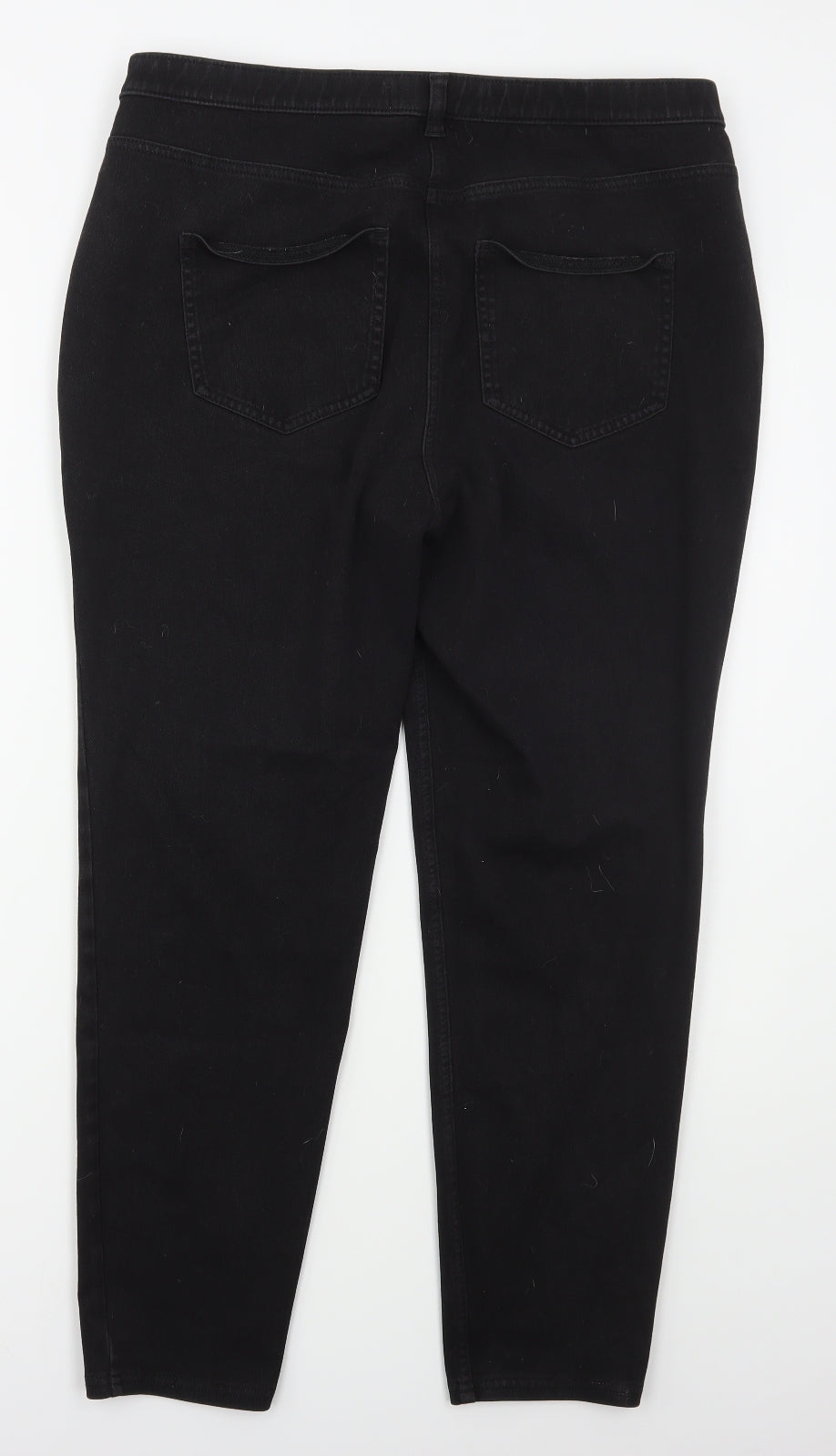NEXT Womens Black  Cotton Jegging Jeans Size 18 L26 in Regular