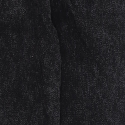 Oukanuc Womens Grey  Cotton Skinny Jeans Size 24 in L27 in Regular Drawstring