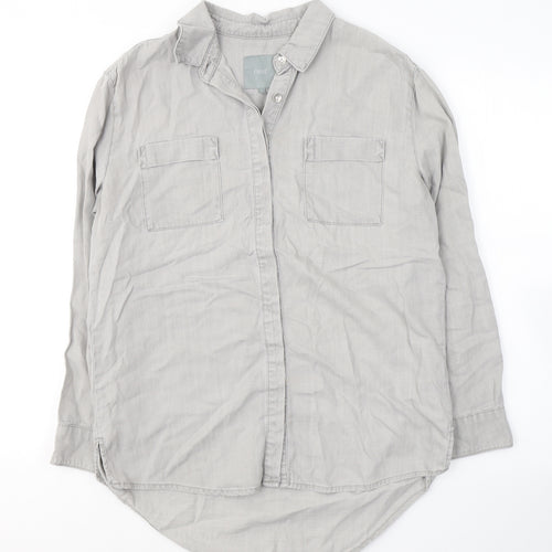 NEXT Womens Grey   Jacket  Size 8  Button