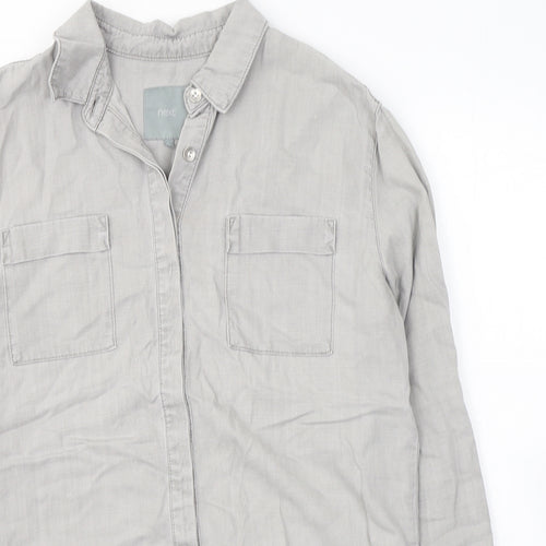 NEXT Womens Grey   Jacket  Size 8  Button