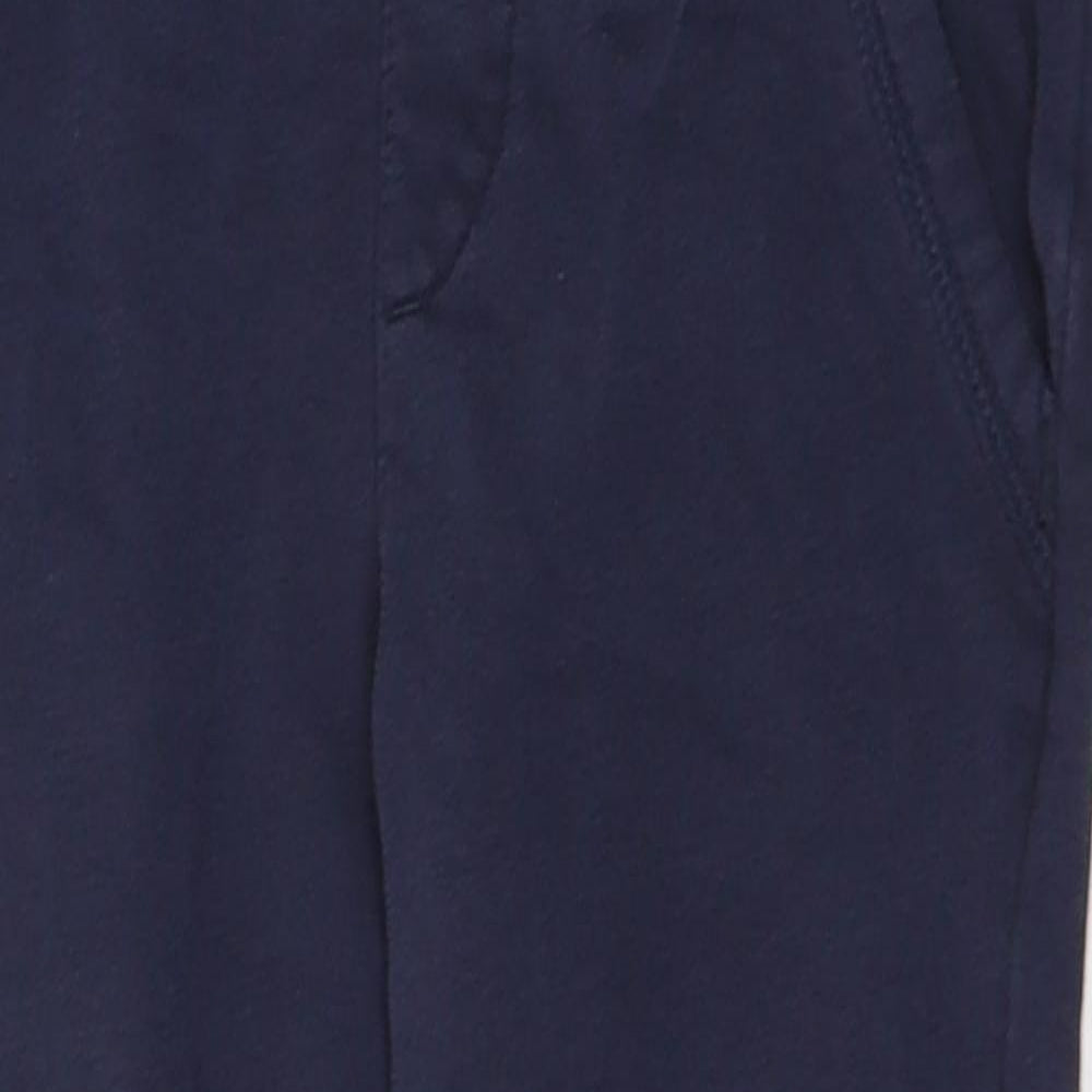Marks and Spencer Boys Blue  Cotton Sweatpants Trousers Size 4-5 Years  Regular Tie