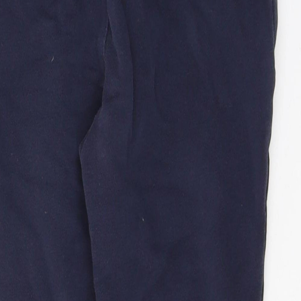 Marks and Spencer Boys Blue  Cotton Sweatpants Trousers Size 4-5 Years  Regular Tie