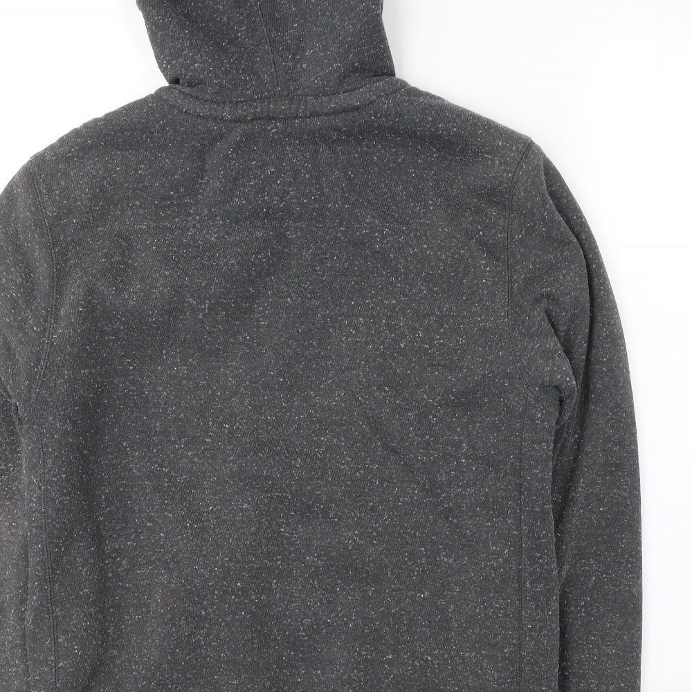 Marks and Spencer Mens Grey  Cotton Full Zip Hoodie Size M