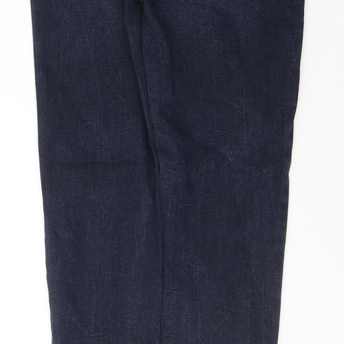 New Look Womens Black  Cotton Skinny Jeans Size 8 L29 in Slim Button