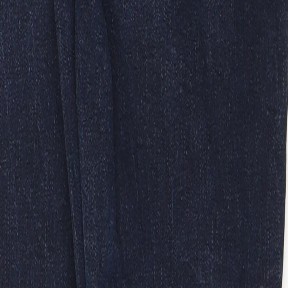 New Look Womens Black  Cotton Skinny Jeans Size 8 L29 in Slim Button