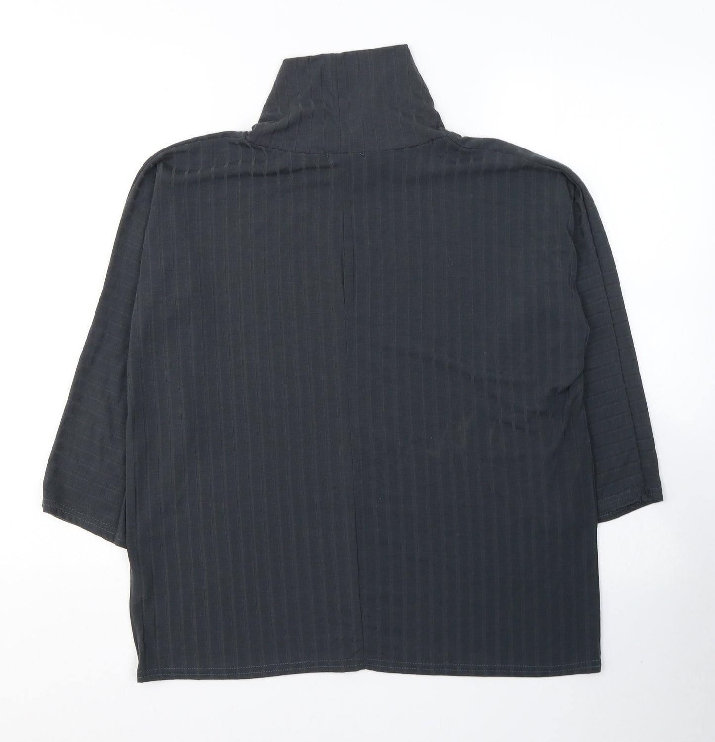 Decoy Womens Black  Polyester Jersey T-Shirt Size M High Neck