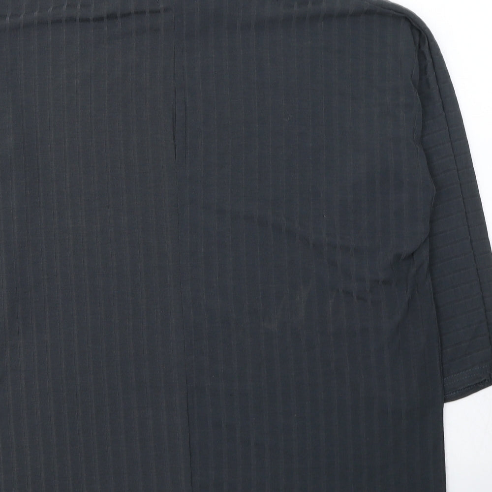 Decoy Womens Black  Polyester Jersey T-Shirt Size M High Neck