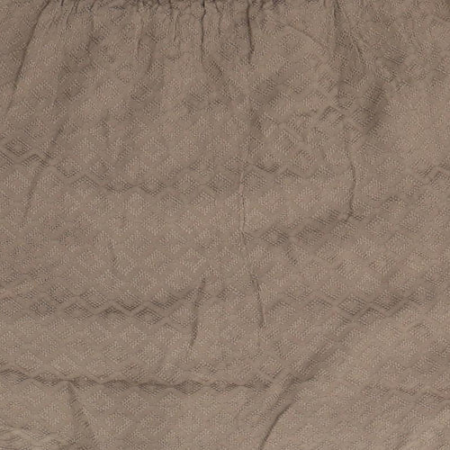 friday's project Womens Brown Geometric Cotton Swing Skirt Size S   Tie