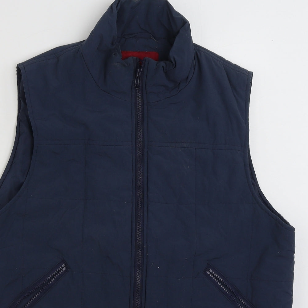 Hawkshead Mens Blue   Gilet Jacket Size L  Zip