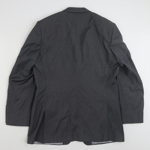 F&F Mens Grey  Wool Jacket Suit Jacket Size 42
