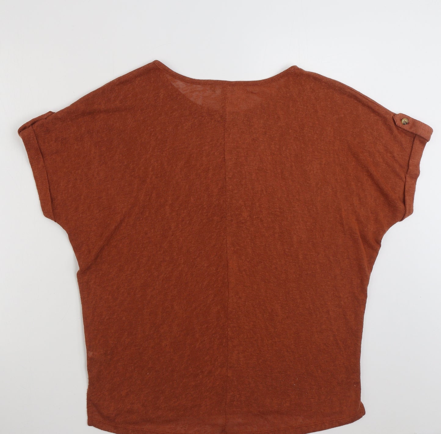 PEP & CO  Womens Brown  100% Polyester Tunic Sweatshirt Size 8  Pullover