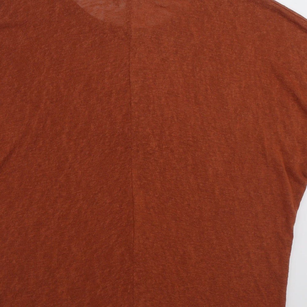 PEP & CO  Womens Brown  100% Polyester Tunic Sweatshirt Size 8  Pullover