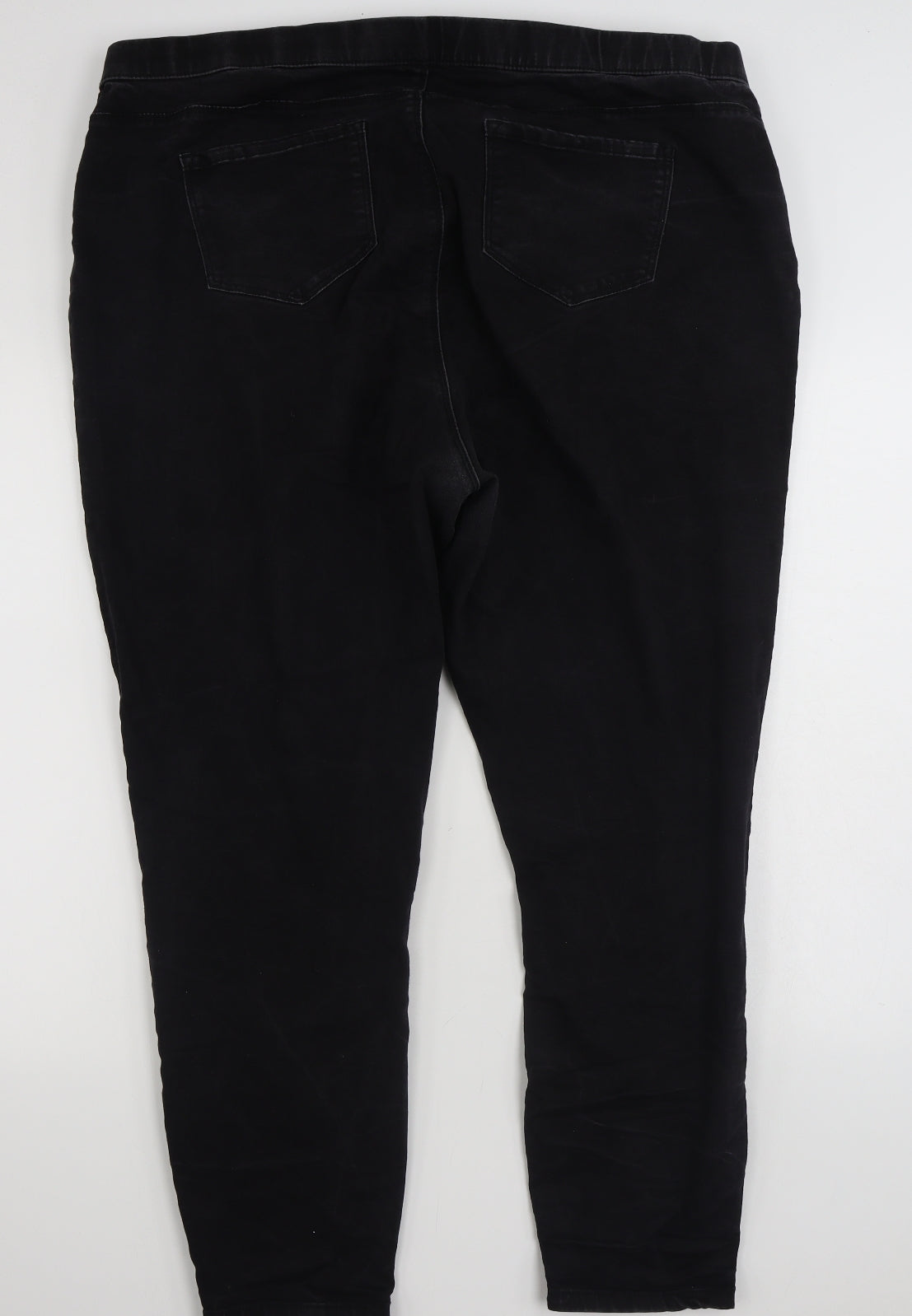 George Womens Black  Cotton Jegging Jeans Size 24 L29 in Slim